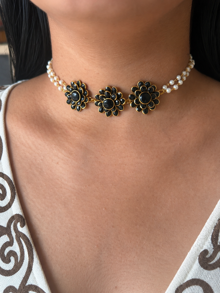 Statement Flower Choker