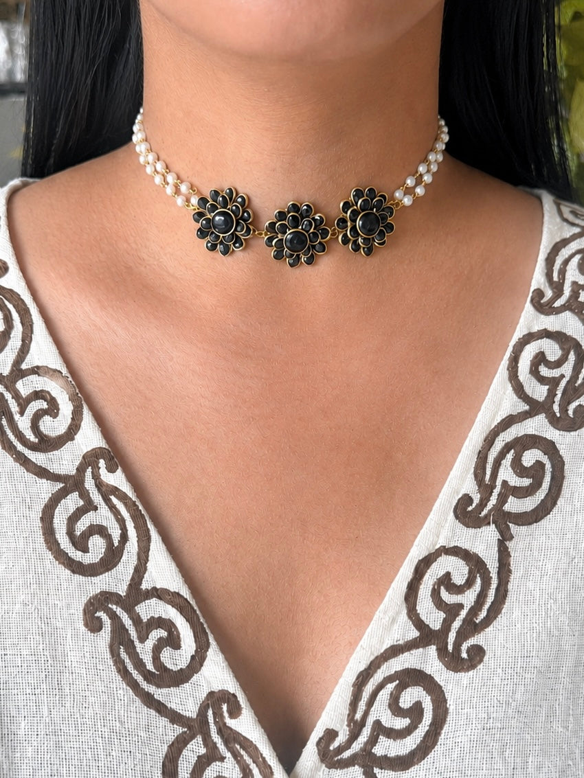 Statement Flower Choker