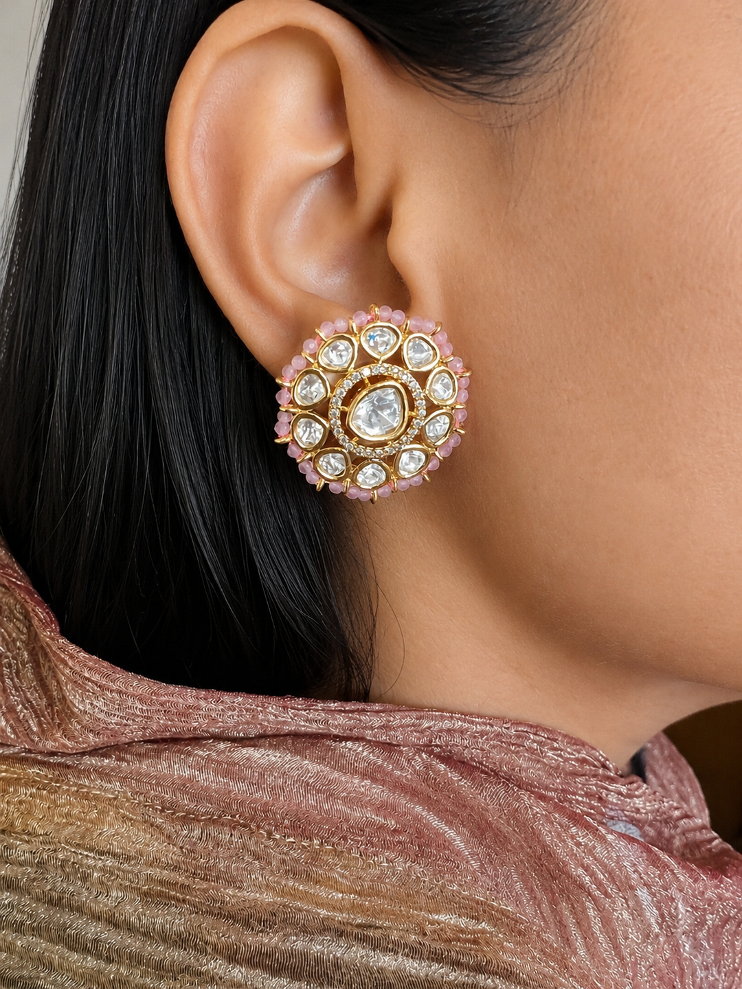 Maharani Kundan Studs