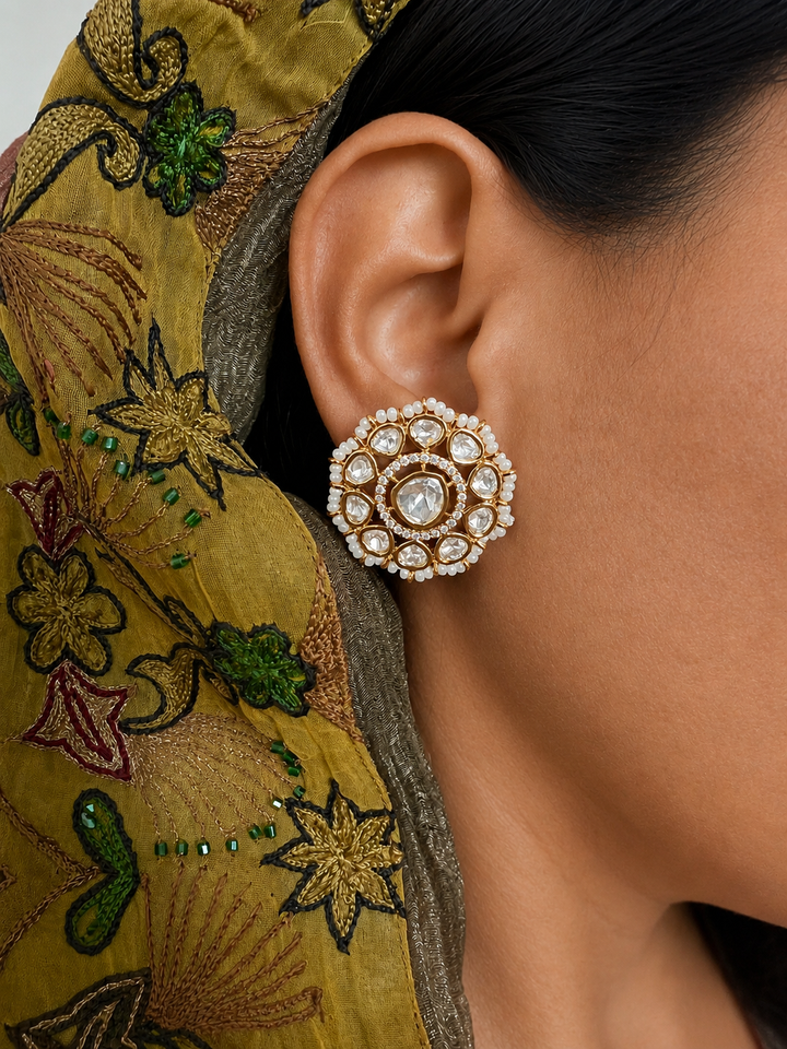 Maharani Kundan Studs