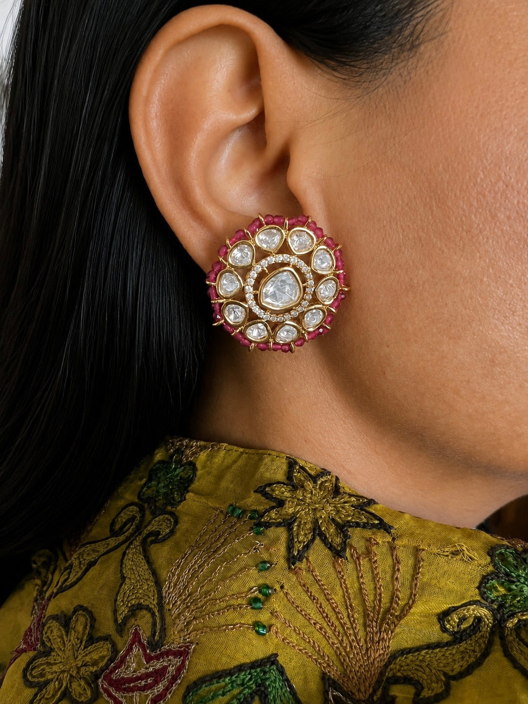 Maharani Kundan Studs