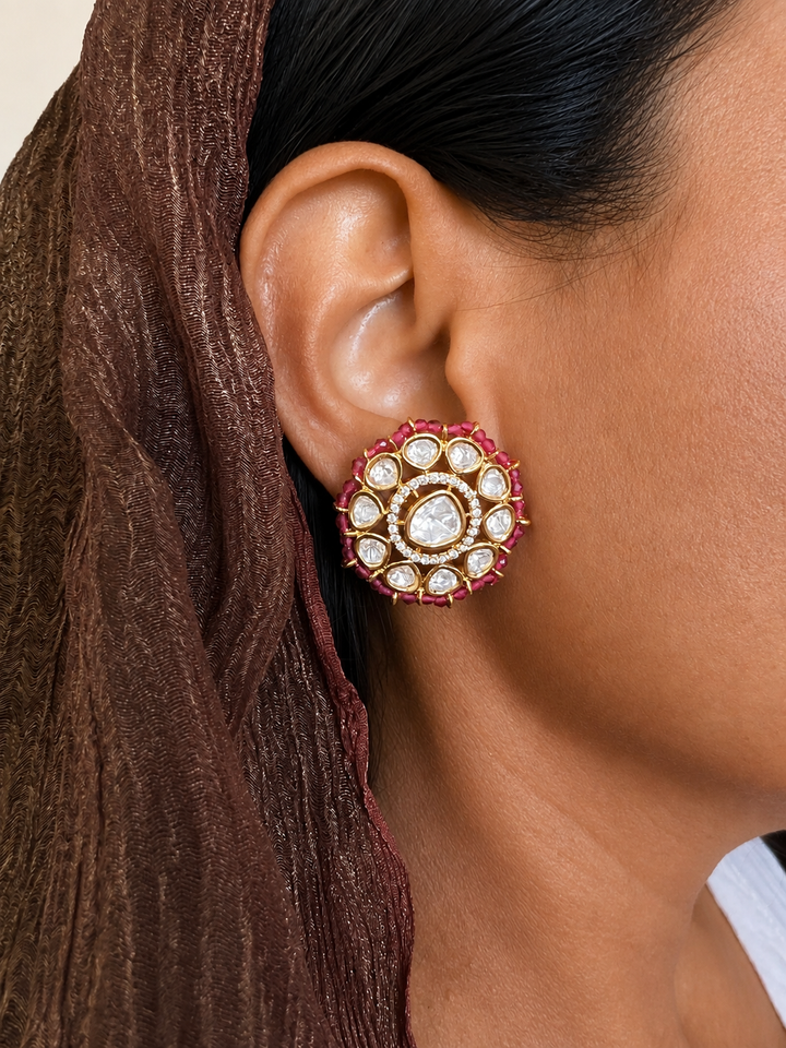 Maharani Kundan Studs