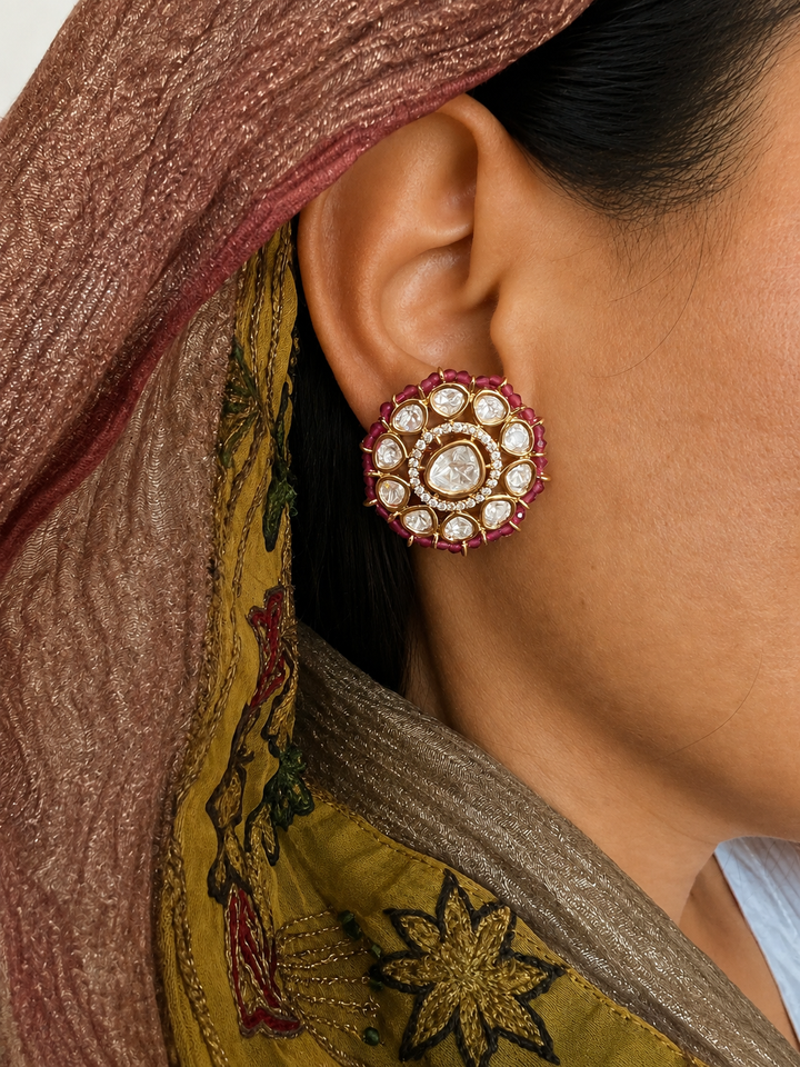 Maharani Kundan Studs