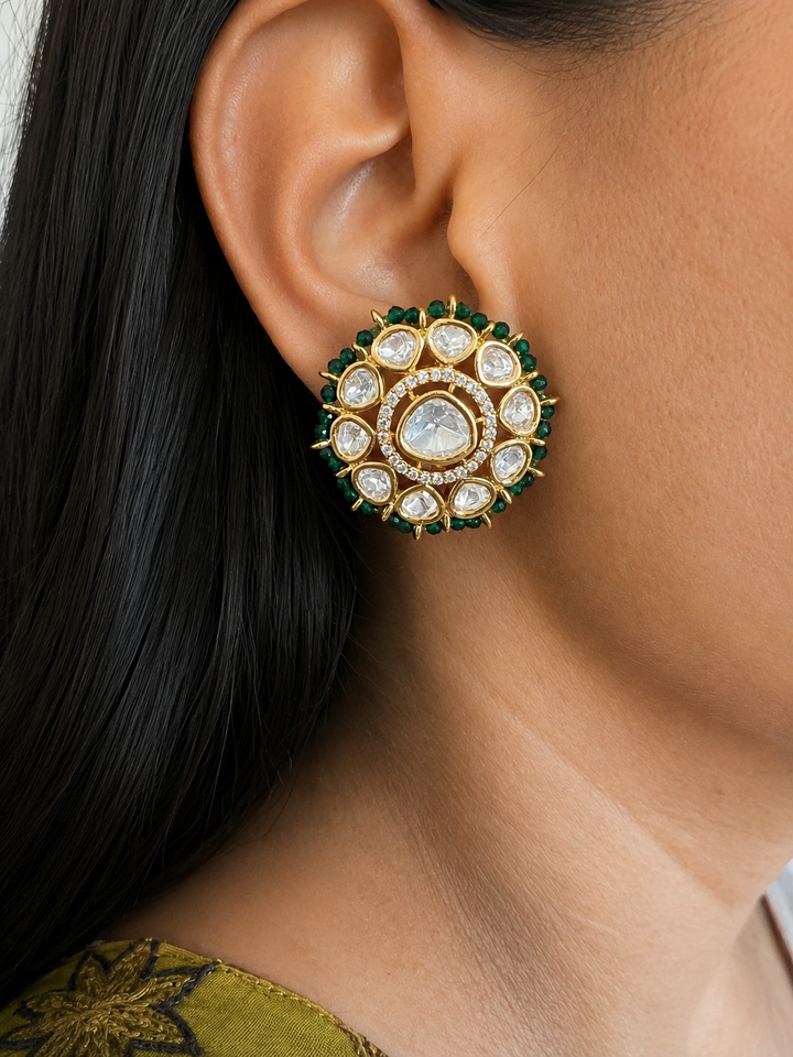 Maharani Kundan Studs