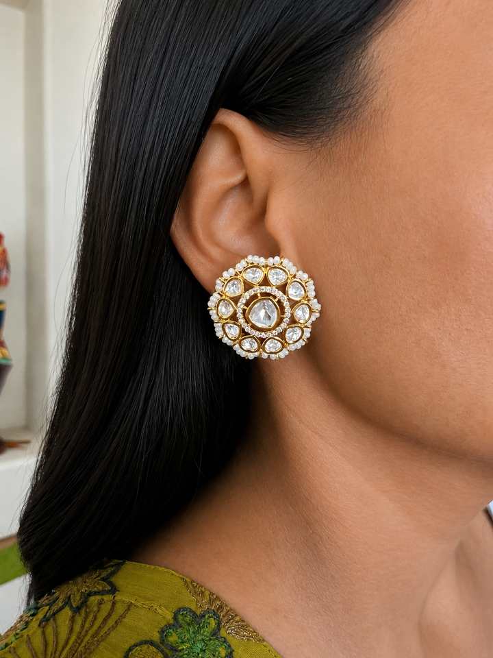 Maharani Kundan Studs