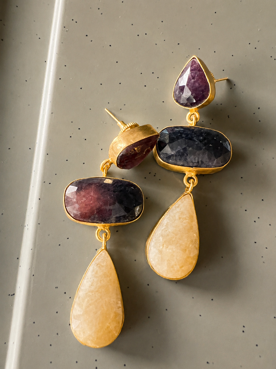 Multi Sapphire Earrings - Premium Quality, Exquisite Craftsmanship