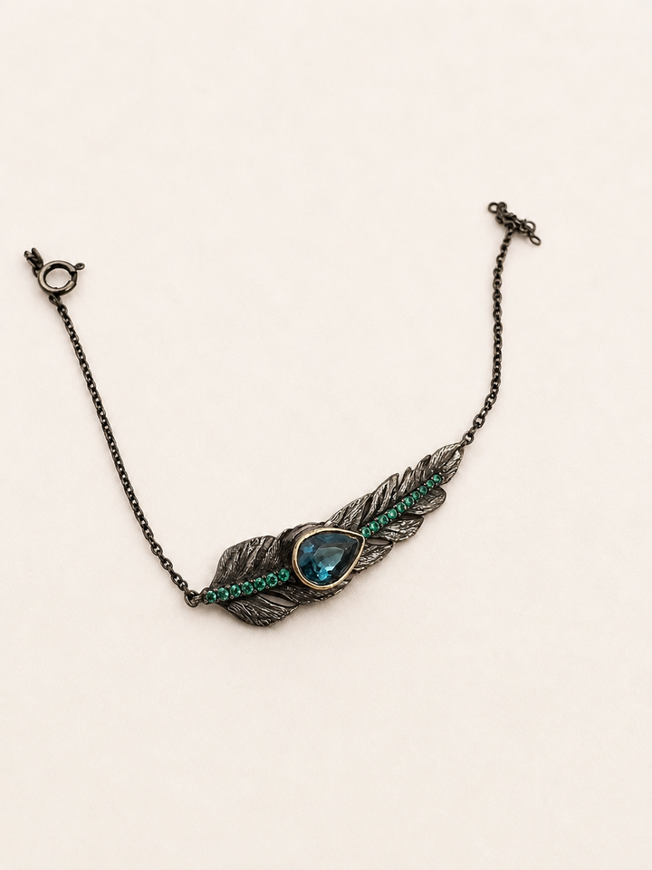 Sterling Silver London Blue Topaz Bracelet