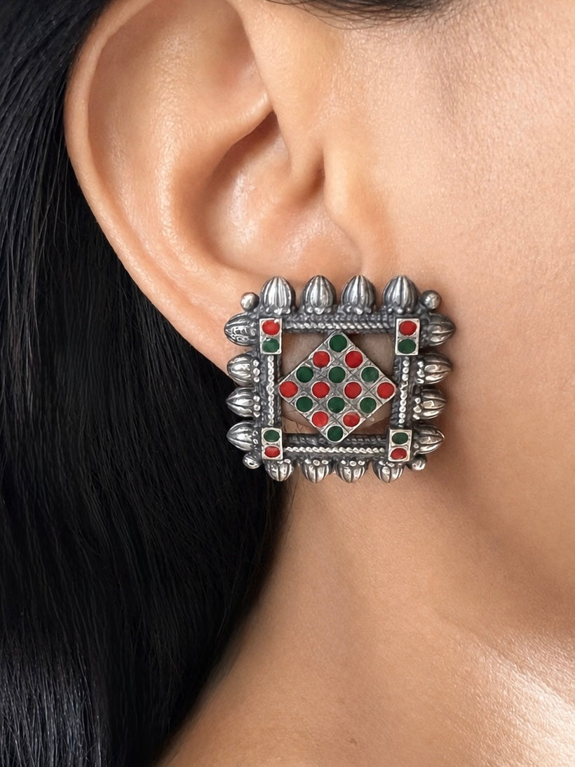 Timeless Vintage Stud Earrings | Bold Statement Jewelry