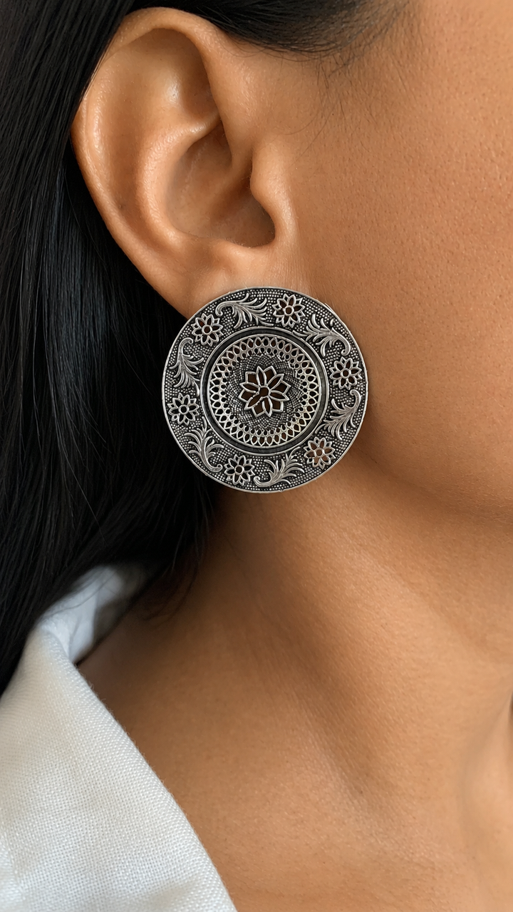 Tribal Brass Earrings