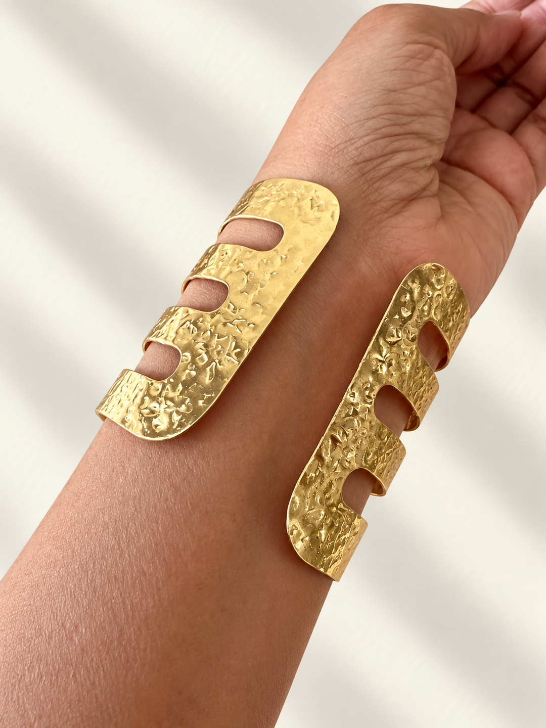 Exquisite Purple Agate Studded Brass Open Cuff - Unparalleled Quality and Style