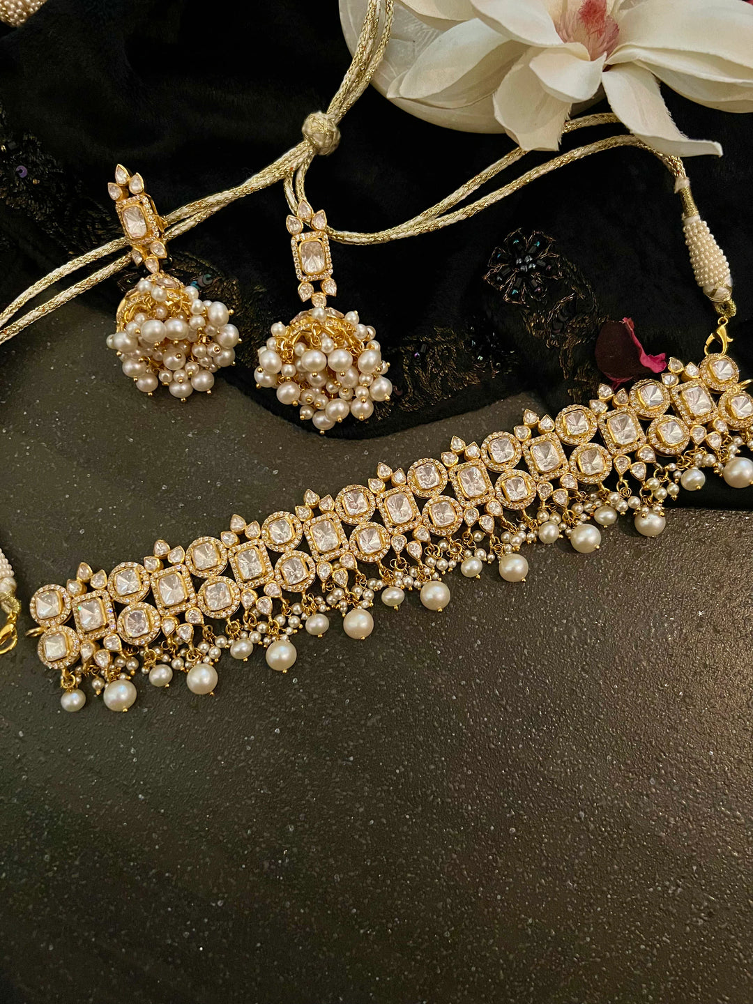 Elegant Choker with Jhumka Set - Unmatched Quality and Style