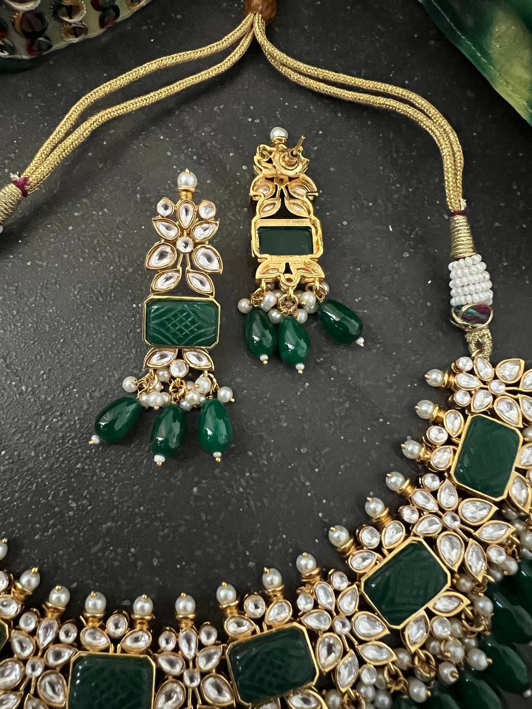 Royal Bridal Choker Necklace with Earrings and Maangtikka