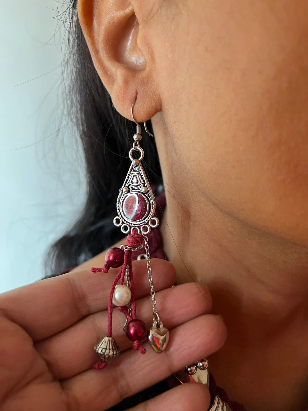 Fusion Hasli Necklace with Earrings