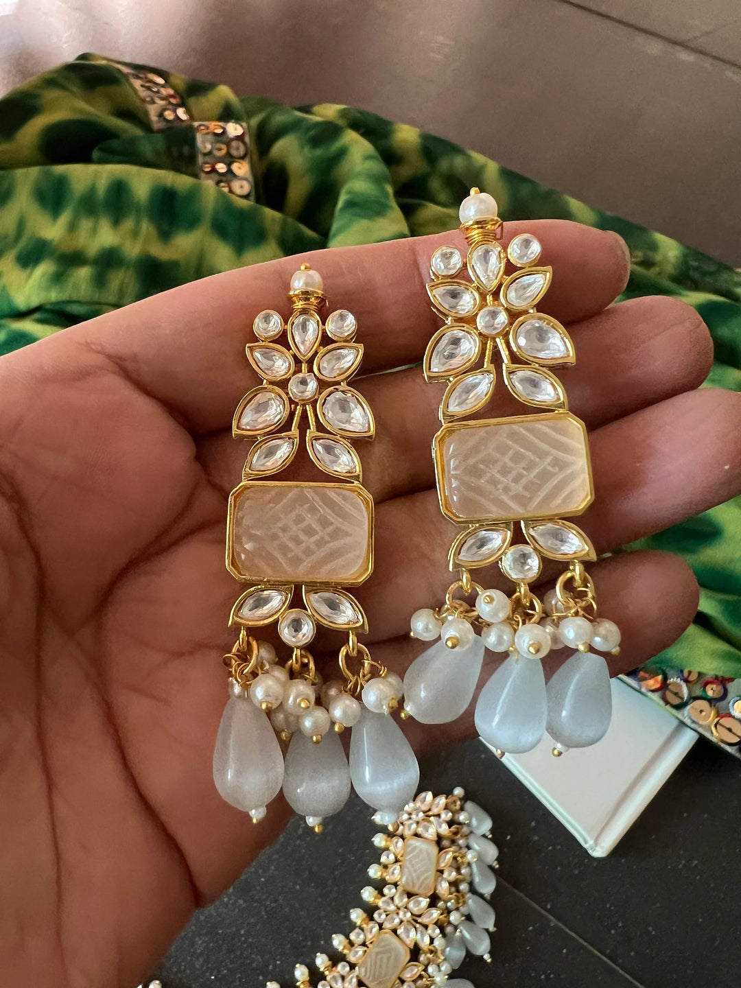 Royal Bridal Choker Necklace with Earrings and Maangtikka