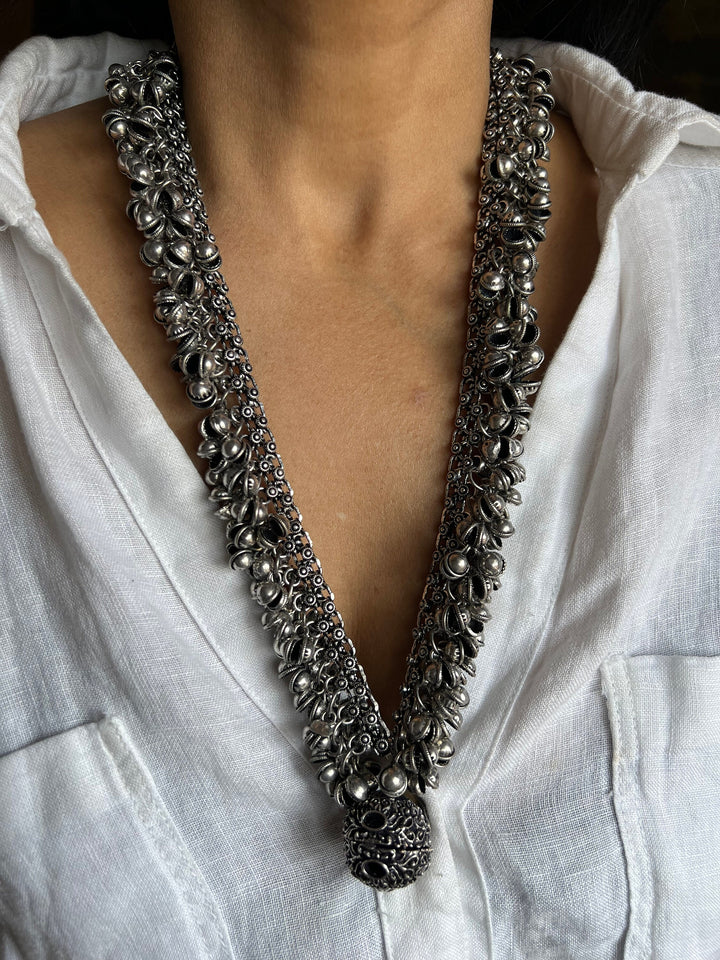 Long ghungroo necklace