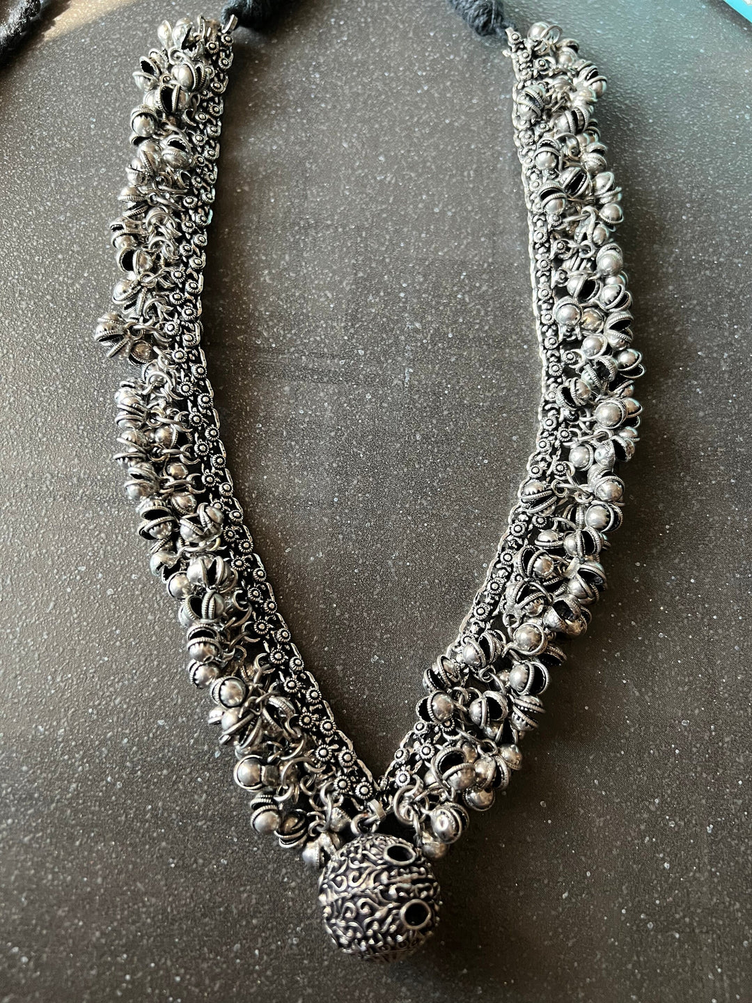 Long ghungroo necklace