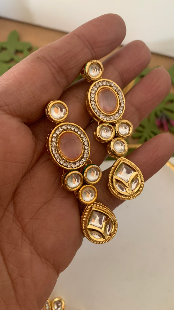 Exquisite Kundan Choker Set - Your Radiant Elegance for Weddings and Festivities