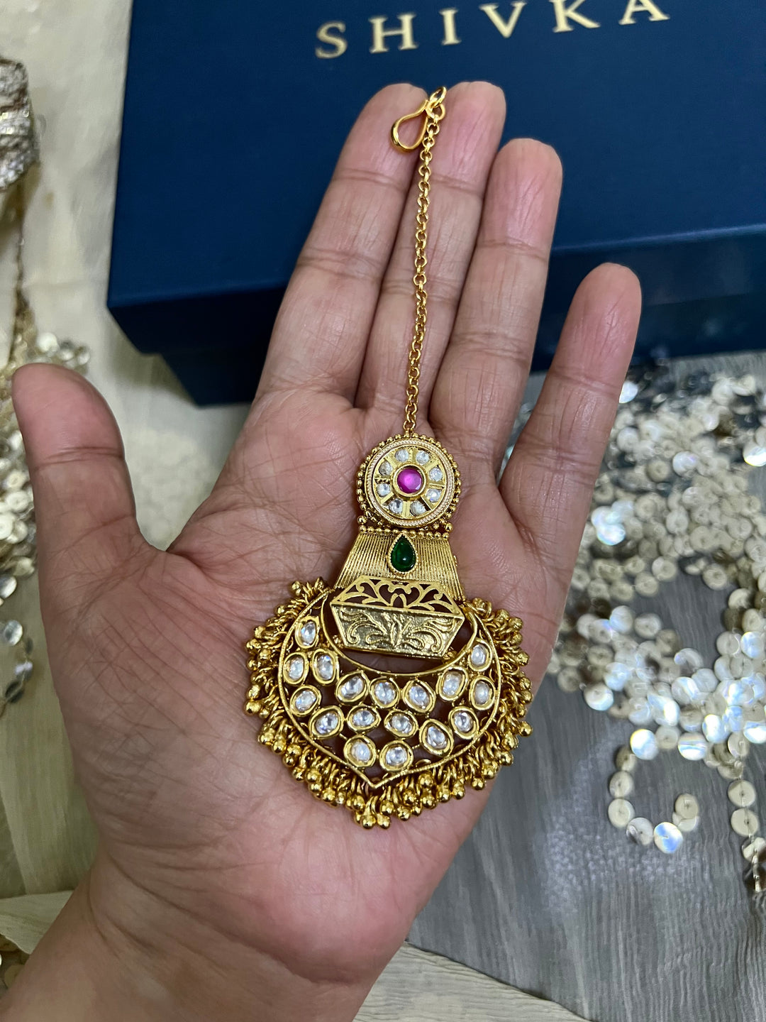 Bridal Kundan Maangtikka