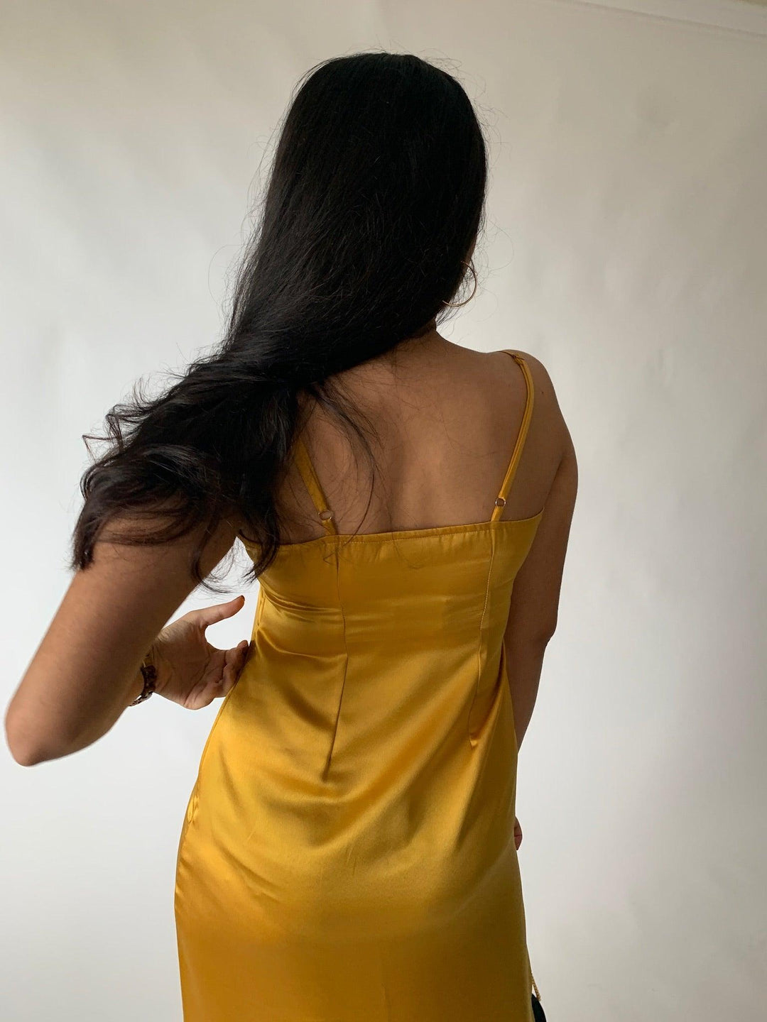 Milano Satin Maxi Dress - SHIVKA