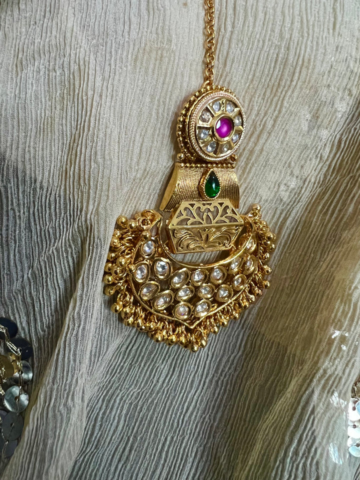 Bridal Kundan Maangtikka