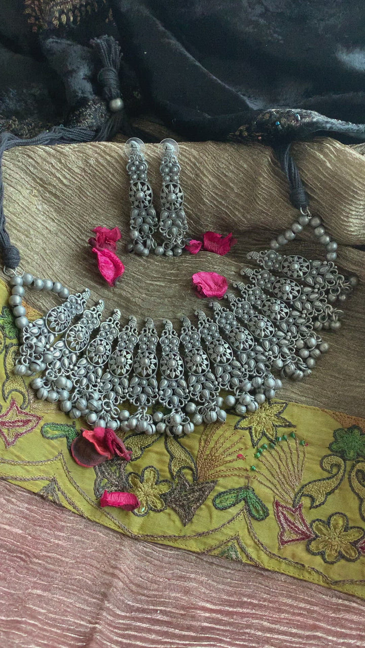Vintage Necklace with Studs