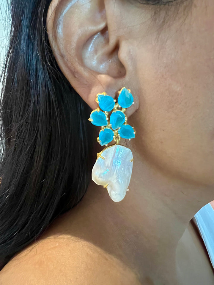 Scintillating Gemstones Earrings