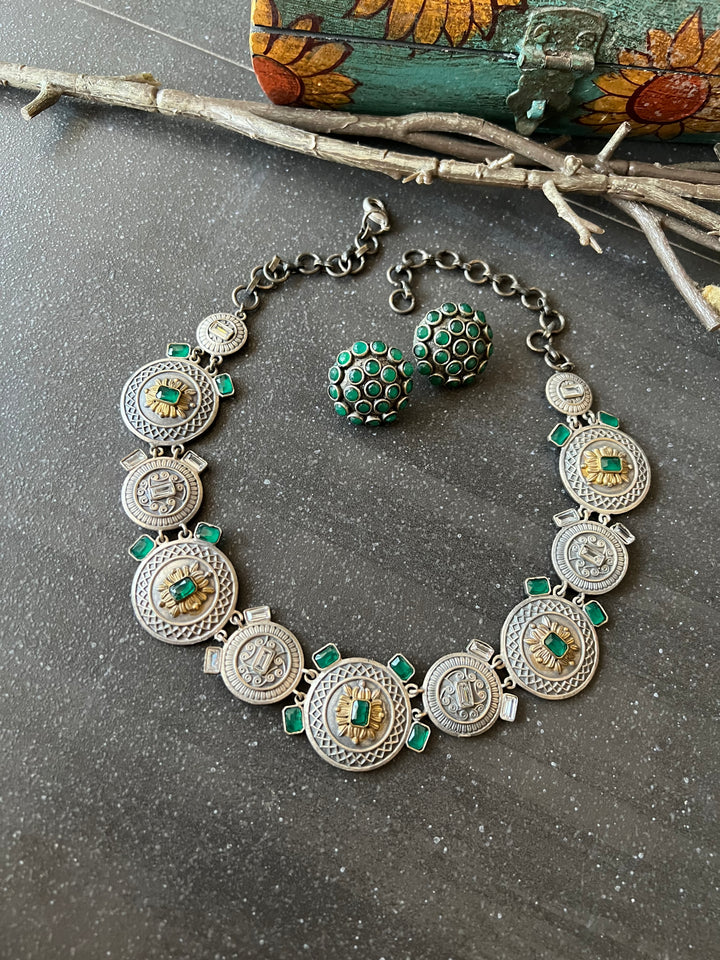 Fusion Necklace with Earrings