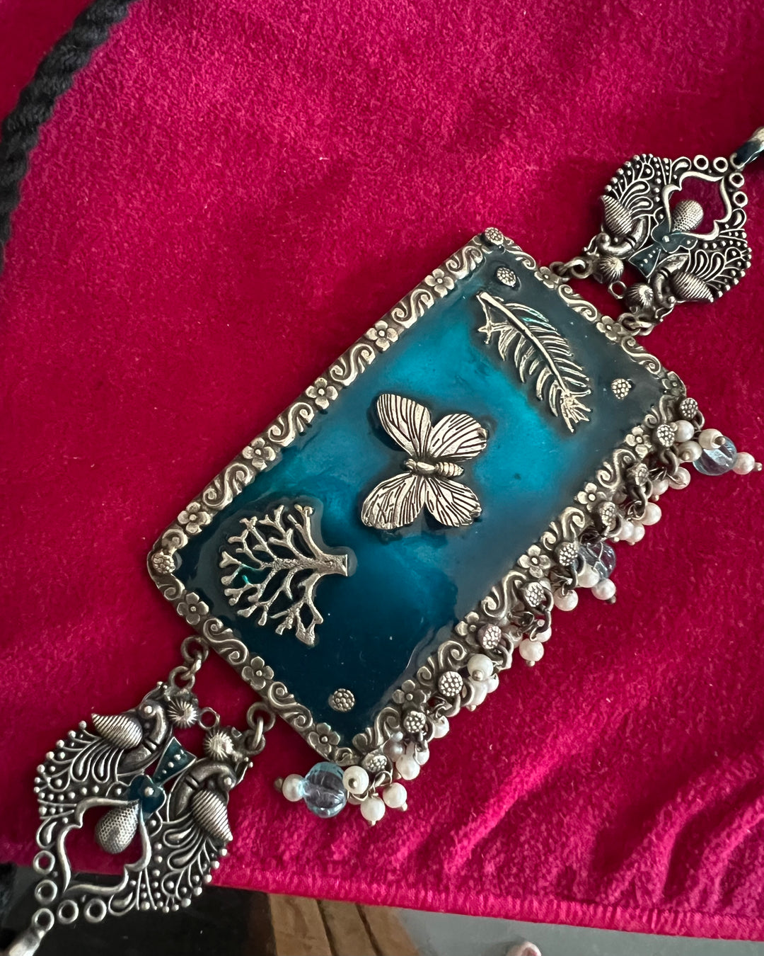 Antique Enamelled Choker