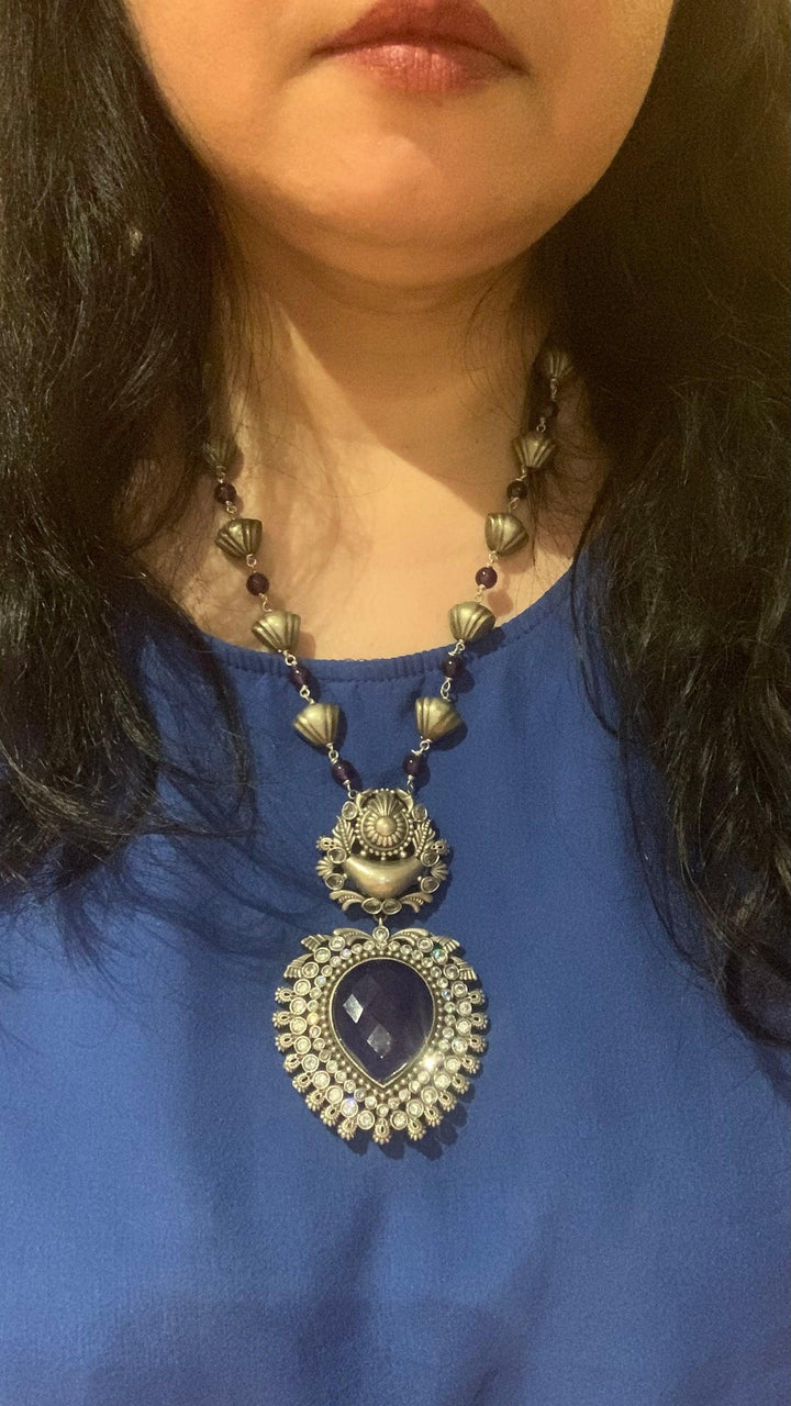 Vintage Artistic Long Necklace - SHIVKA