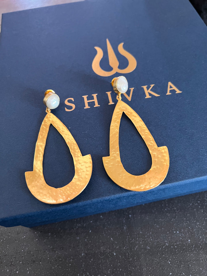 Designer Pearl Stud Danglers