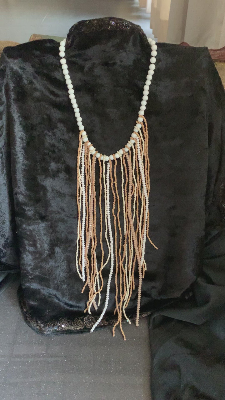 Designer Tasseled Long Necklace