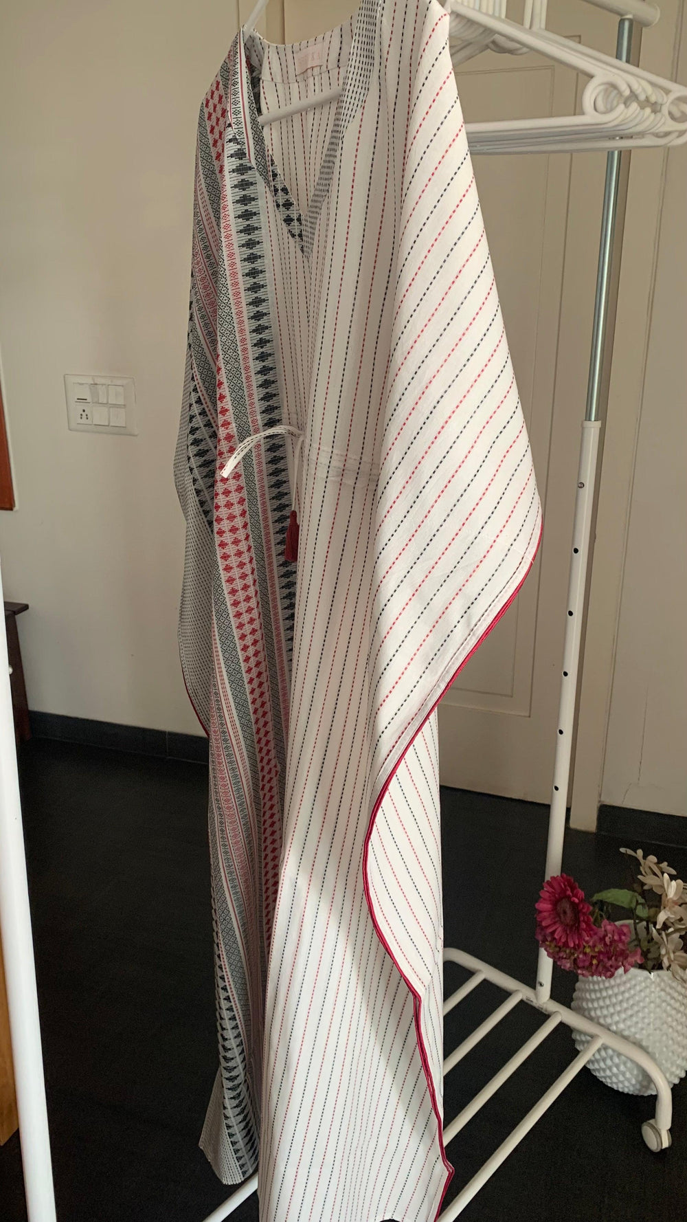 White Cotton Kaftan - SHIVKA