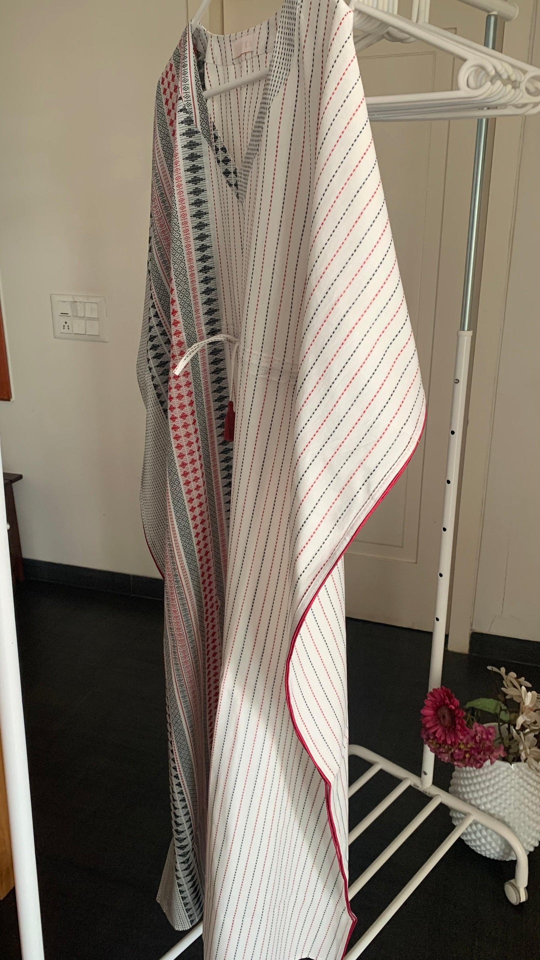 White Cotton Kaftan - SHIVKA