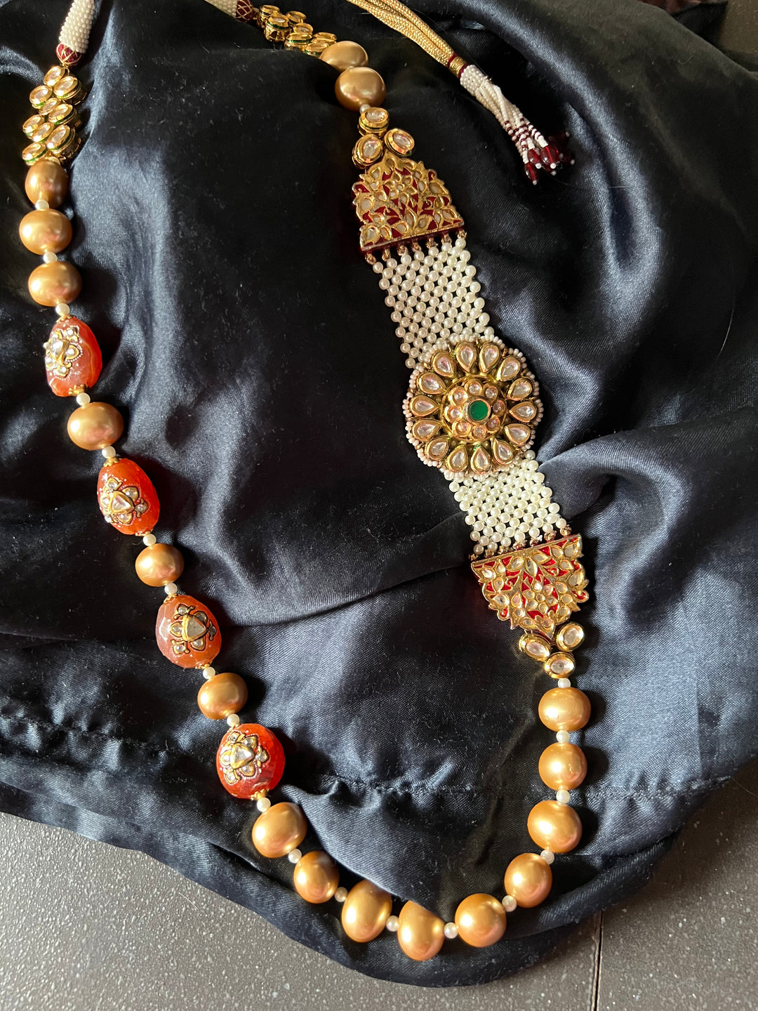 SHIVKA Designer Tanjore Artwork Necklace