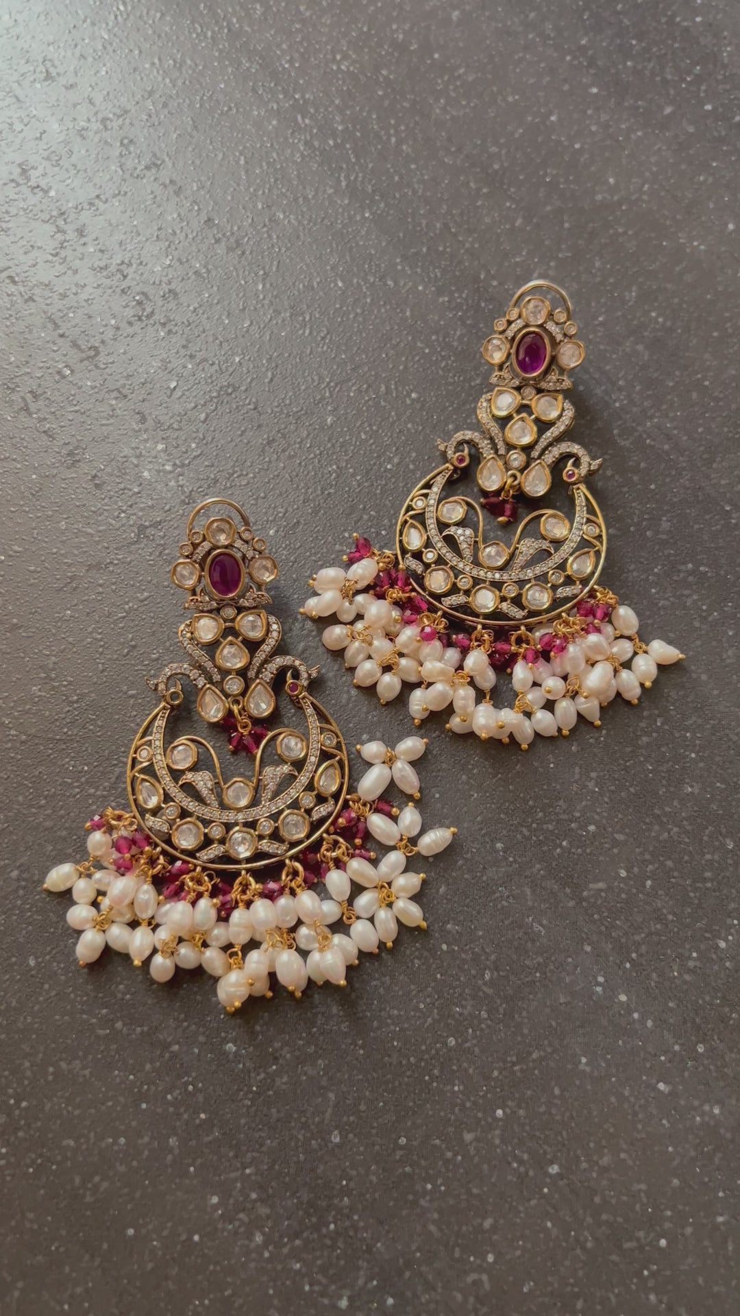 Victorian Kundan Earrings