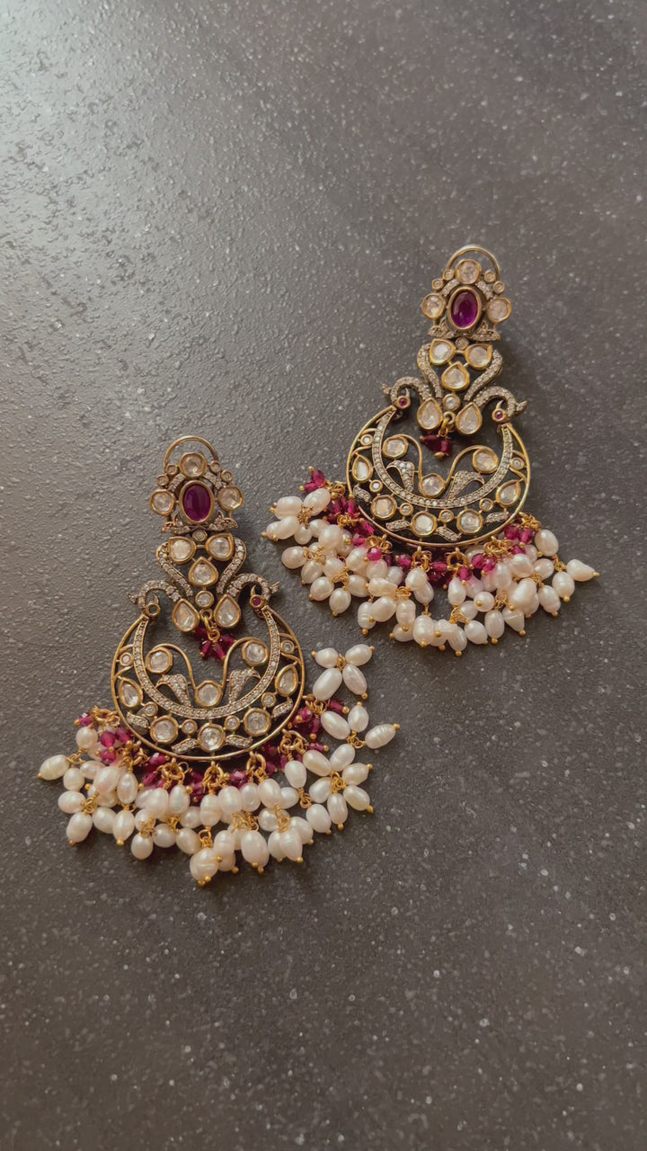 Victorian Kundan Earrings