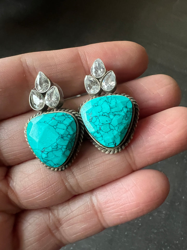 Beaded Necklace with studs