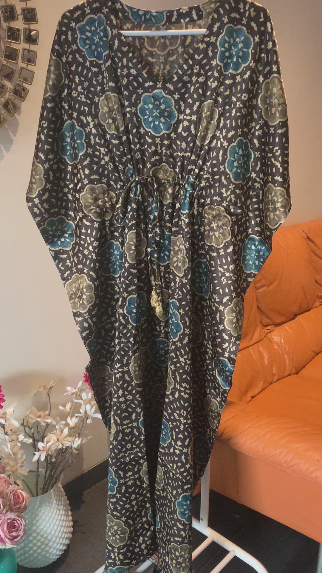 Mashru silk Kaftan