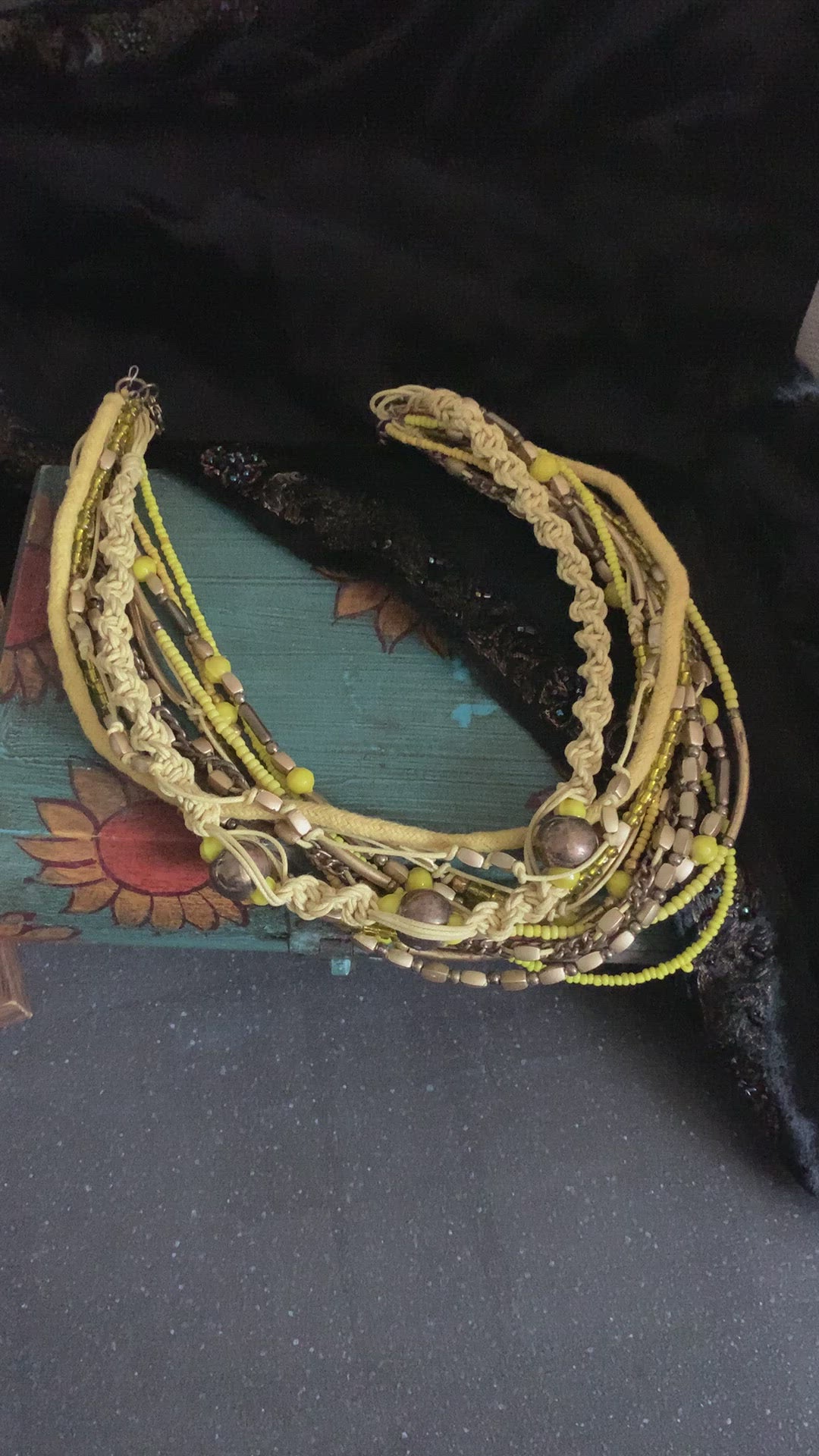 Statement Beaded Necklace