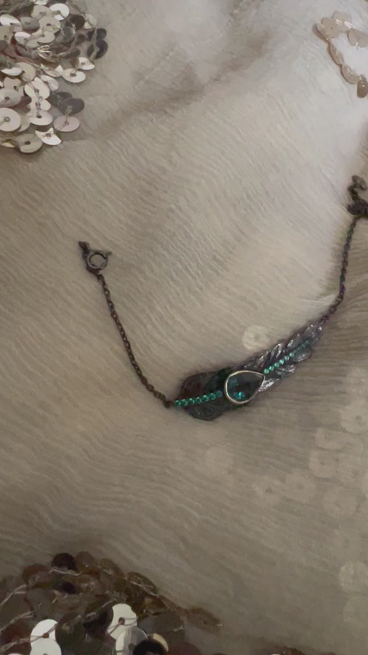 Sterling Silver London Blue Topaz Bracelet