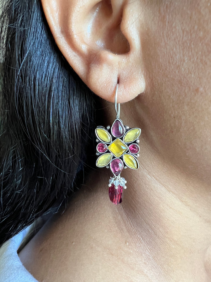 Pink Hydro Drop Earrings