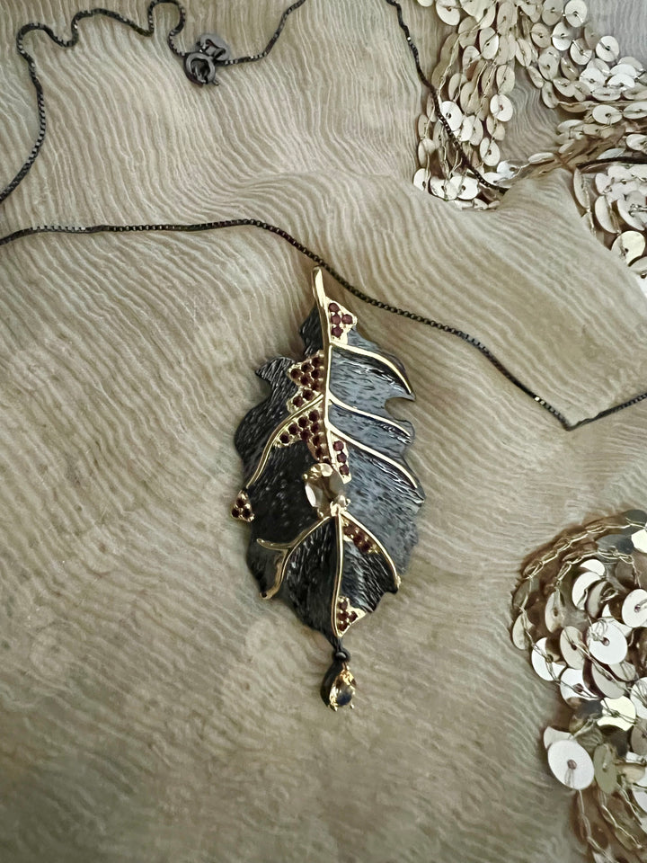 Sterling Silver Pendant Chain Necklace with Earrings