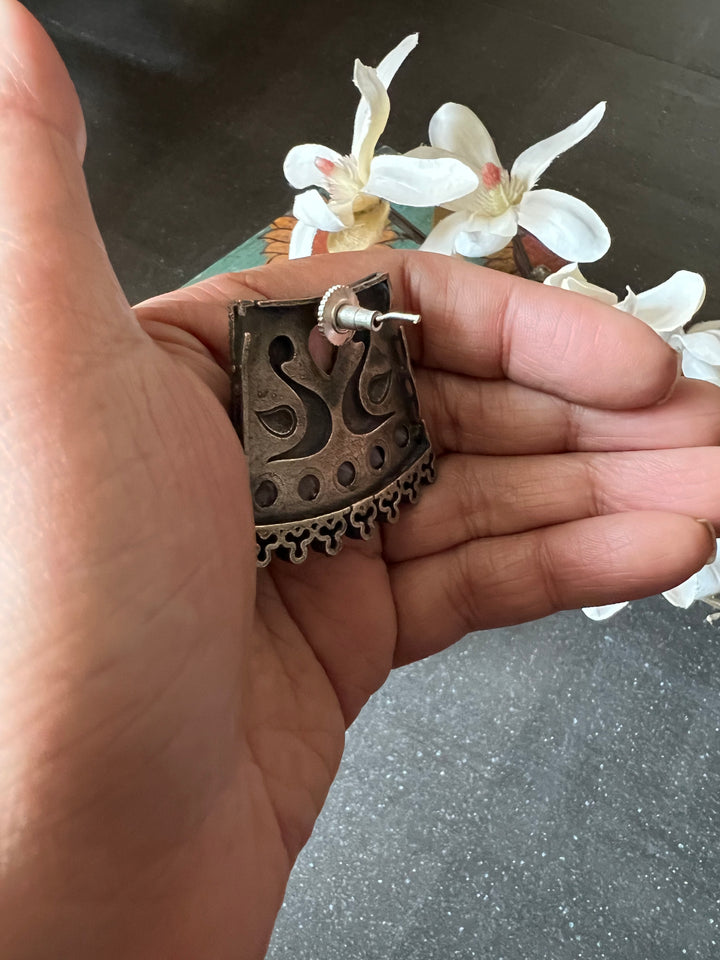 Antique Twin Peacock Earrings