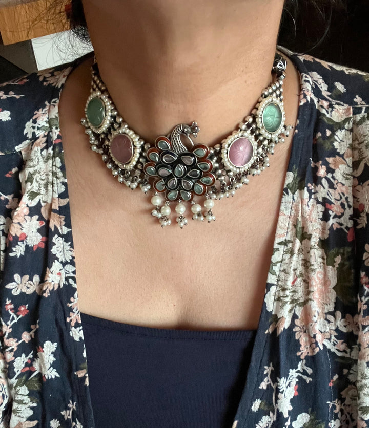 Fusion Necklace with Earrings