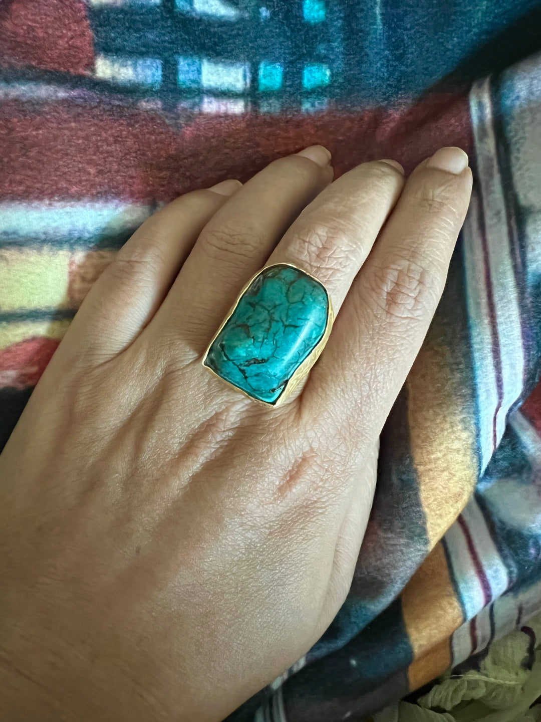 Statement Turquoise Ring