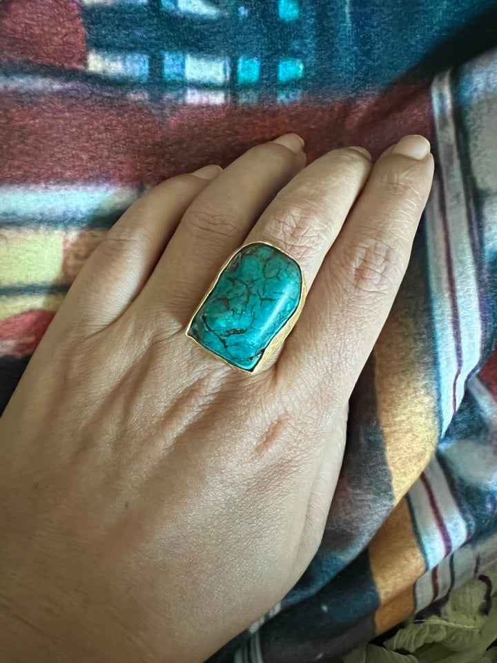 Statement Turquoise Ring