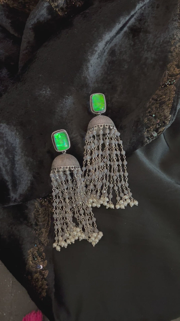 Beautiful Tasseled Long Danglers