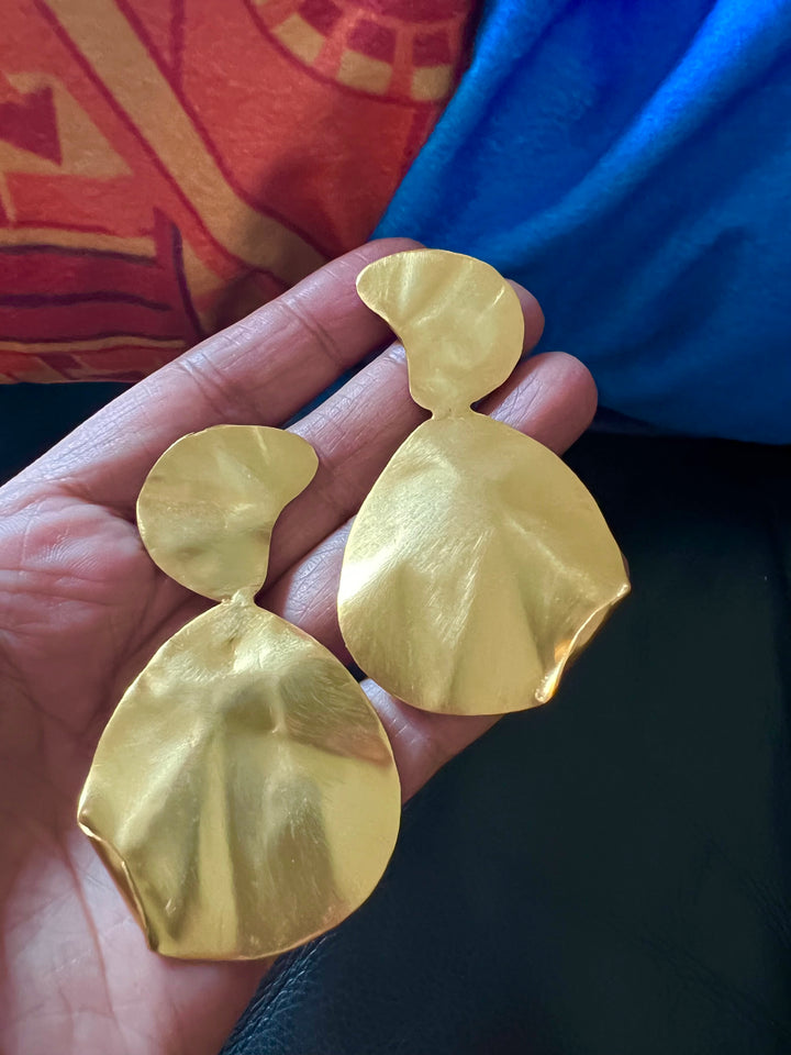 Hammered Brass Studs