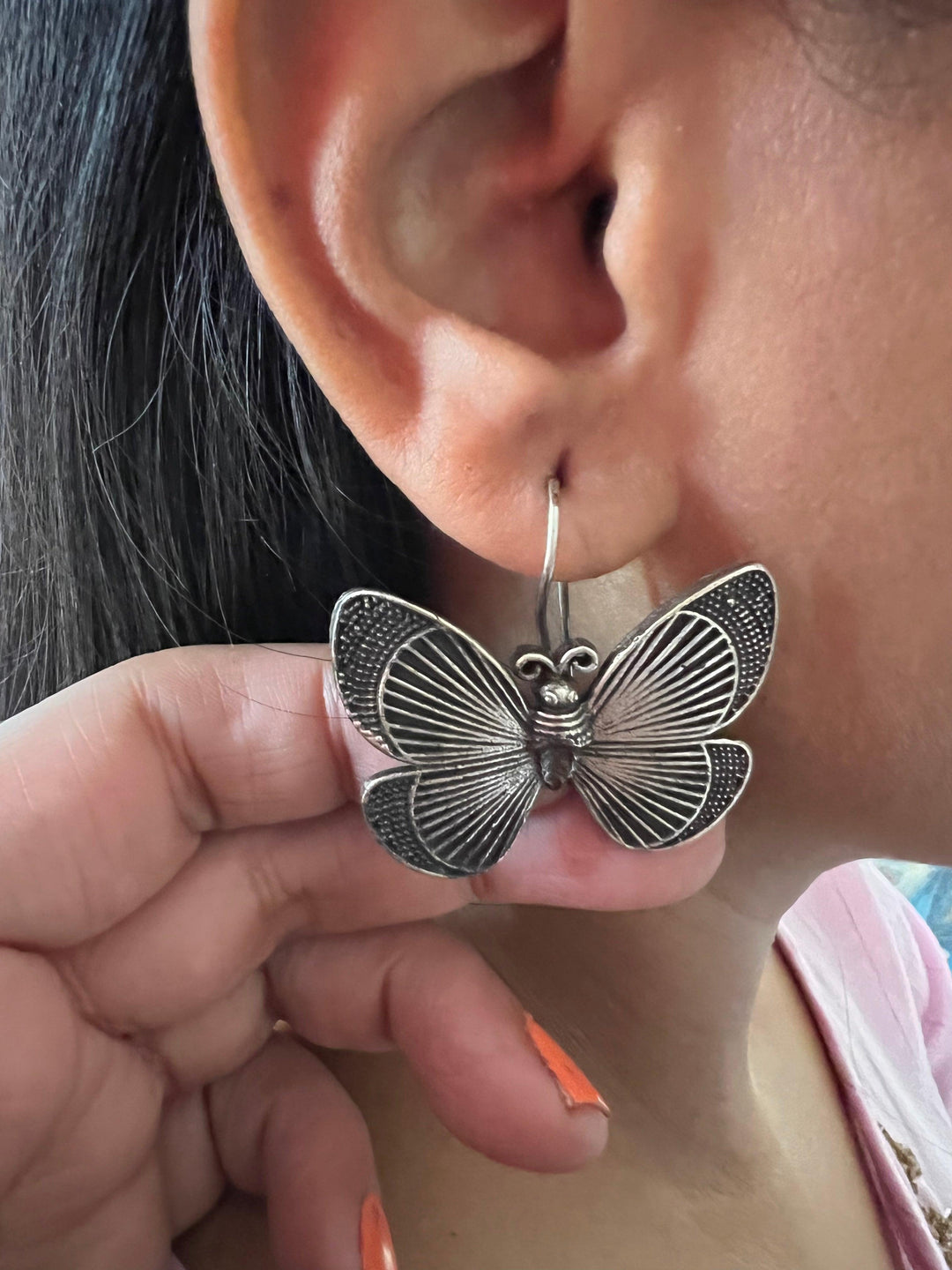 Vintage Butterfly Earrings - SHIVKA