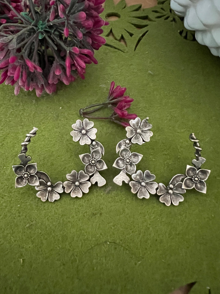 Hoop Style Stud Earrings